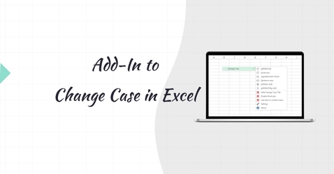 Change Case Excel Add-In