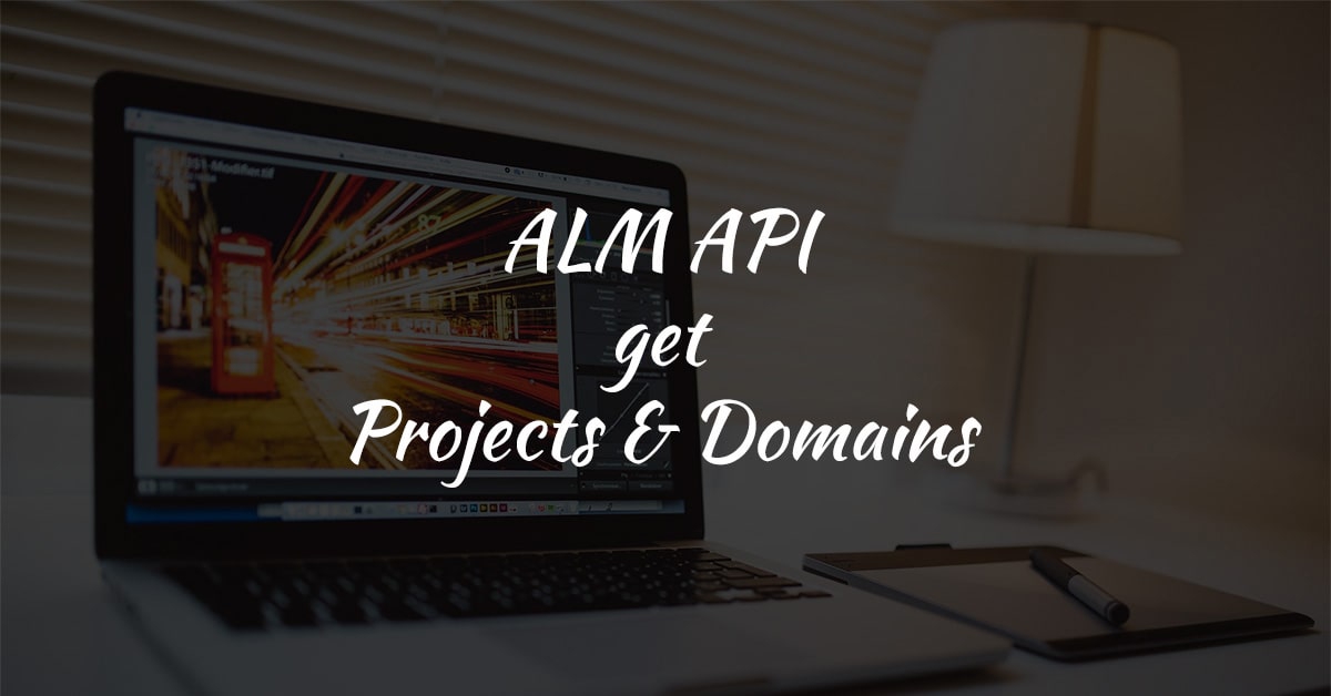 HP ALM REST API - Get ALM Domains and Projects Together