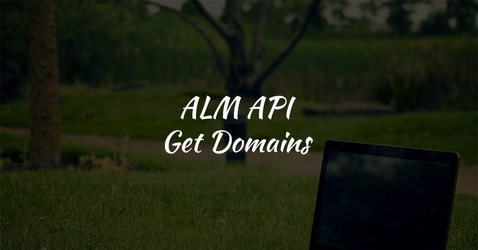 HP ALM REST API - Get ALM Domains