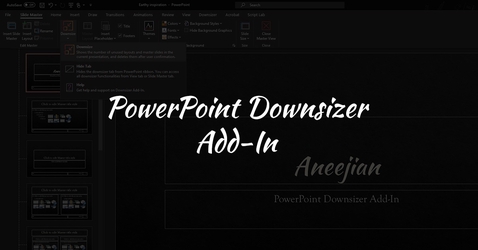 PowerPoint Downsizer Add-In