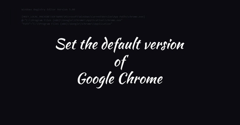 Set the version of Google Chrome browser opened by UiPath