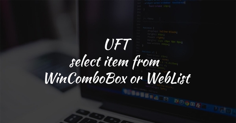 UFT Function to Select an item from a WebList or WinComboBox